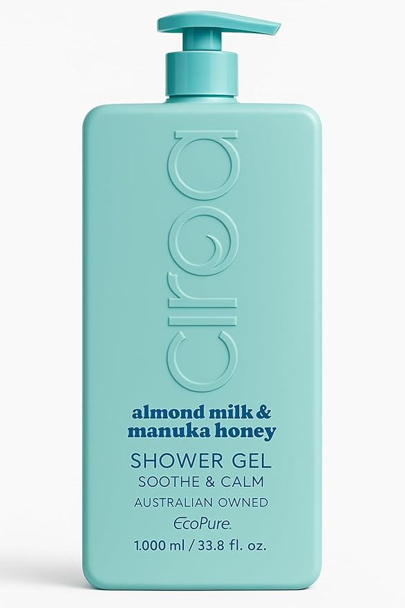 Ciroa Almond Milk &amp Manuka Honey Shower Gel Soothe &amp Calm 33.8 fl oz (1000ml)
