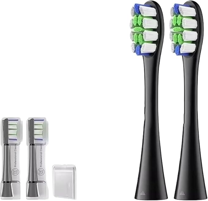 Replacement Brush HeadsCompatible for Oclean X/X PRO/ Z1/ F1/ One/Air 2 Sonic Electric Toothbrush Head(Oclean P1C5 2PCS)