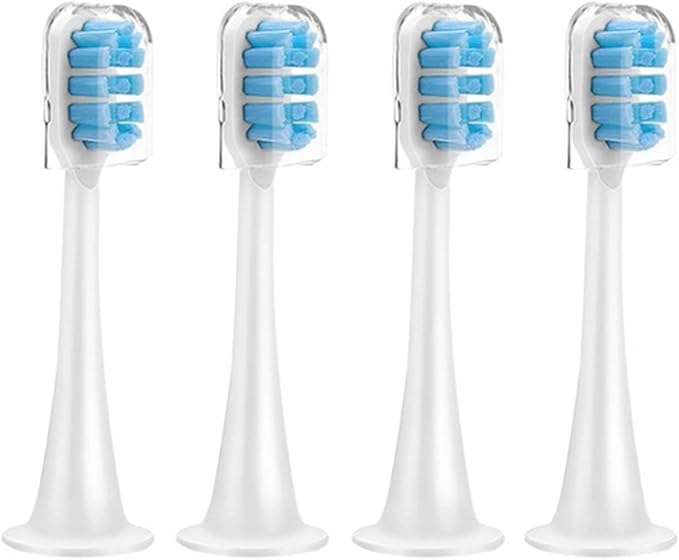 4pcs Replacement Brush Heads for T300 T301 T500 Electric Toothbrush Head(B)