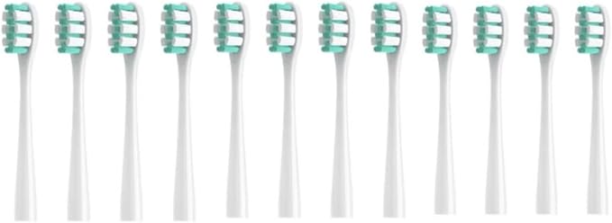 12pcs Replacement Toothbrush HeadCompatible for NX7000 Soft Bristle Nozzles Brush