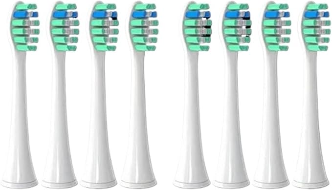 Replacement Brush Heads Compatible for HX3 HX6 HX9 Series Toothbrush(8P2)