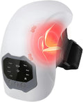 Cordless Portable Knee Massager with Heat 3 Vibration Modes 3 Heating Levels for Pain Relief LED Screen and Adjustable Straps Gifts for Adults MomWomen and Men