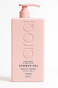 Ciroa Pink Rose &amp Oat Milk SHOWER GEL Repair &amp Hydrate Dermatologically Tested &amp Vegan Friendly 33.8 fl oz / 1000ml