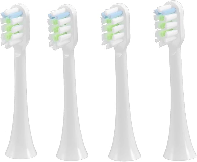 A78E-4Pcs Replacement Toothbrush Heads for Xiaomi SOOCAS V1X3/X3U X1/X3/X5 Electric Tooth Brush Heads White