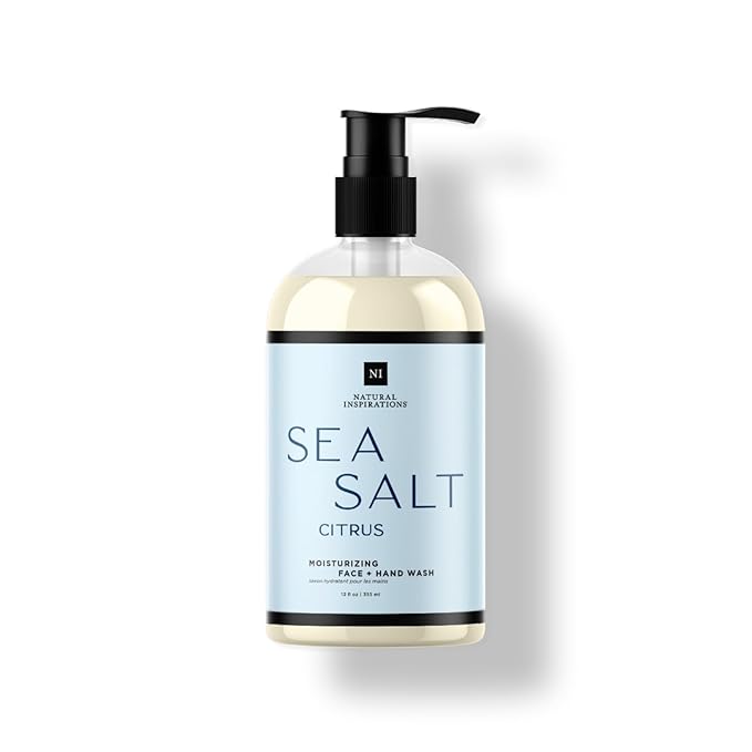 Natural Inspirations Sea Salt Citrus Moisturizing Hand + Face Wash 12oz