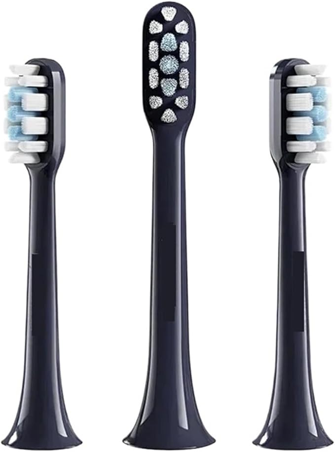 Compatibility for Mijia Sonic Electric Toothbrush Head T100 T200 T300 T301 T302 T700 Replacement Heads Soft(T302 Head Blue)