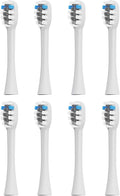 8pcs Replacement HeadsCompatible for with Electric Toothbrush MT001 Brush Nozzles