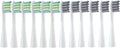 4/12 Pcs Replaceable Brush Heads Suitable Compatible for Oclean X/X PRO/ Z1/ F1/ One/Air 2 /SE Sonic Electric Toothbrush Refills(6white6gray)