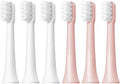 6/12Pcs Replacement Brush Heads Compatible for Mes603 Electric Toothbrush Vacuum Soft Bristle Suitable Nozzles(T100-WH3 PK3)