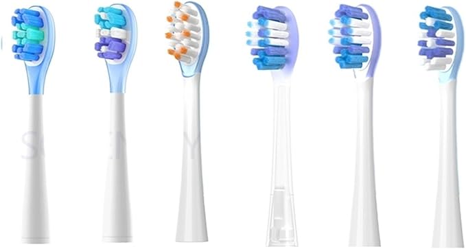 Toothbrushes Head Compatible for Usmile All Series Y1S/Y4/U1/U2/U3/P1/P4 Sonic Electric Toothbrush Soft Dupont Clean Nozzles(4pcs Green)