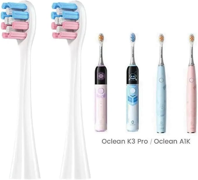 Replacement Toothbrush Head Compatible for Oclean Children's Electric A1K/K3/K3PRO/P3K6/P3K7 Soft Bristles Accessory(4pcs)
