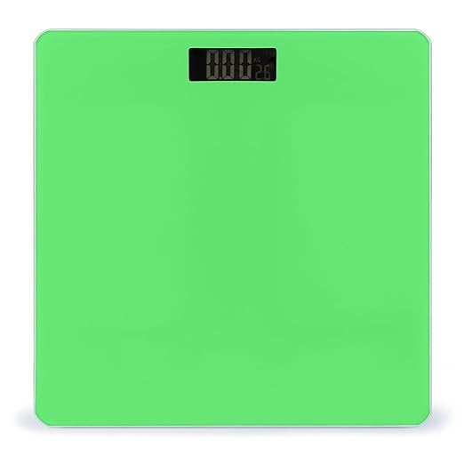 Digital Bathroom Weighing Scale Energy Saving Scale Smart Scale for Body Weight Green