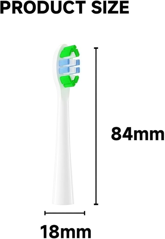 Replacement Brush Heads Compatible with Laifen LF10 Electric Toothbrush Replacement Heads Toothbrush Heads(12PCS)