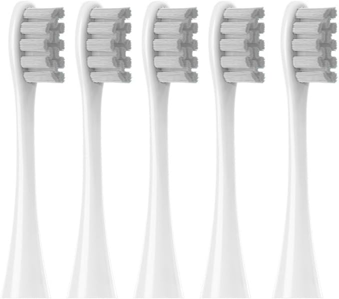Colorful Brush Heads Fit Flow Air 2 Practical Daily Cleaning(5 Grey)