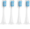 4pcs Replacement Brush Heads ForCompatible for Xiaomi Mijia T300 T301 T500 Sonic Electric Toothbrush Head Soft Bristle Nozzles(2)