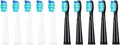 5-10Pcs Replacement Brush Heads Compatible for Seago/FW/SG 507/508/515/551/917/959/908 Bristle(5 Black 5 White)