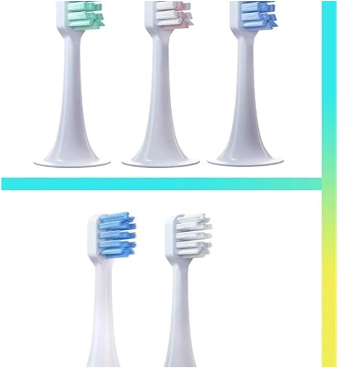 90pcs Compatible for T300 T500 T700 Ultrasonic Compatible for Electric Toothbrush Nozzles High-Density Replacement Tooth Brush Head(Green-Standard)