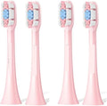 Compatible for SOOCAS Sonic Electric Toothbrush Heads Replacement for X1 X3 X3U X5 Teeth Brush(4pcs Pink)