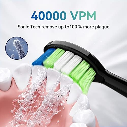 JTF Sonic Smart Toothbrush Genuine Standard Brush Heads 9Pack P200