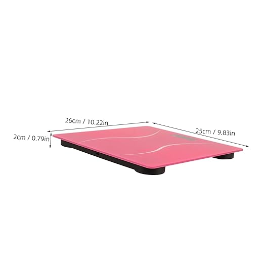 HEALLILY Portable Digital Scale for Women Accurate Rechargeable Electronic Weighing Tool Bathroom Scale for Home Decor Compact and Stylish Design for Family Use