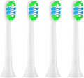 4/8pcs Replacement Toothbrush Heads Compatible with Philips Sonicare Soft Electric Brush Head 4100 6500 6100(4PCS Green)