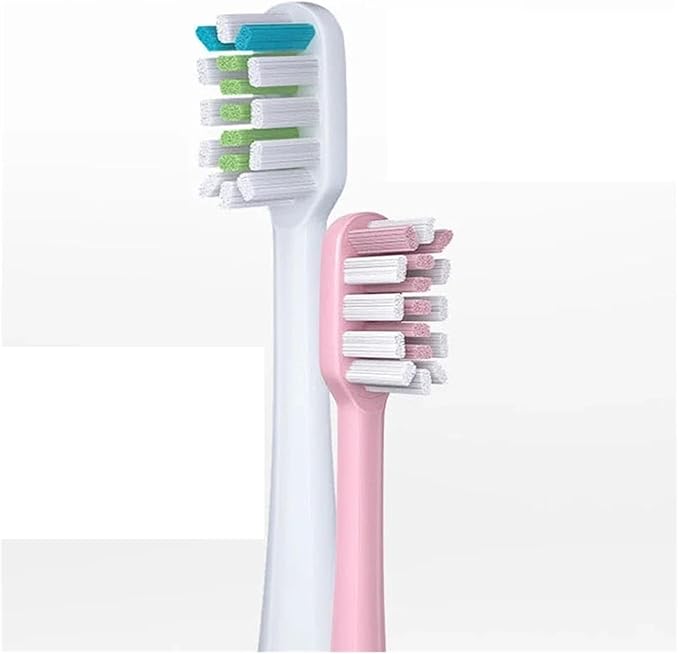 Compatible for Xiaomi SOOCAS Brush Head X3 X5 X3U X1 V1 V2 SOOCARE Replacement Bristle Sonic Electric Nozzles(3 Colors)