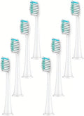 4/8pcs Replacement Toothbrush Heads Compatible with 4100 6500 6100 7500 5300 11(White 8pc)