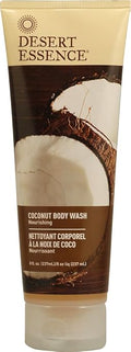 Desert Essence: Organics Body Care Refreshing Body Wash Coconut 8 oz (6 pack)