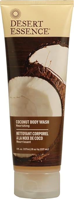 Desert Essence: Organics Body Care Refreshing Body Wash Coconut 8 oz (6 pack)
