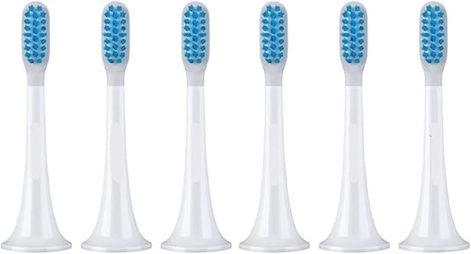 Compatible for Xiaomi Mijia T300 T500 Toothbrush Head Teethbrush Replacement Heads(6PCS Sensitive Heads)