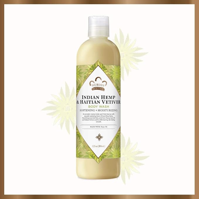 Nubian Heritage Body Wash Indian Hemp 13 Fz