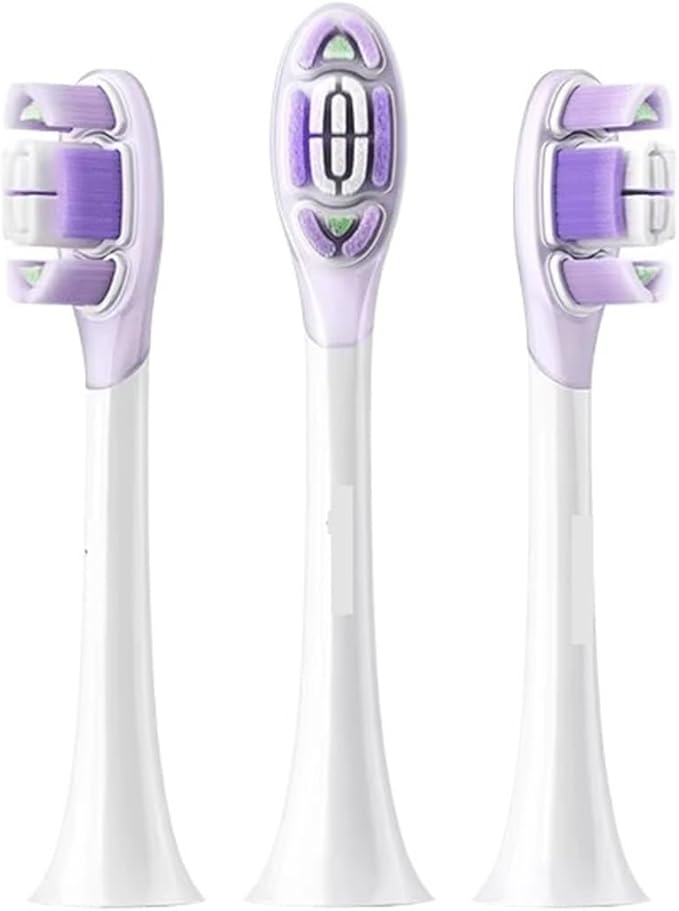 Electric Toothbrush Brush Head 3/6PCSCompatible for Pro 4 Brushing Modes IPX8 Waterproof(3PCS Caring Version)