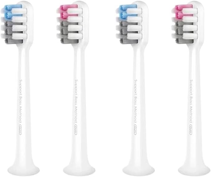 Compatible C1 Electric Toothbrush Replancement Brush Heads Sensitive Cleanning Tooth Head Bristle Nozzles(2boxes Sensitive Typ)