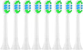4/8pcs Replacement Toothbrush Heads Compatible with Soft Electric Brush Head(8PCS Green)