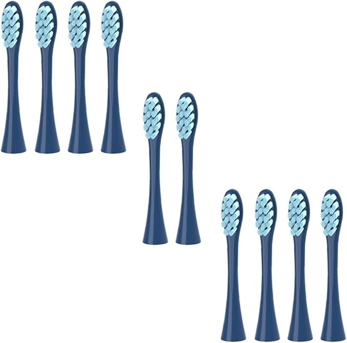 10/20X Replacement Brush HeadsCompatible for OcleanX/X PRO/ Z1/ F1/ One/Air 2 /SE Sonic Electric Toothbrush Soft Dupont Bristle Nozzles(10pcs Blue)