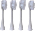Compatible For4 Pieces Replacement Brush Heads for Children Sonic Electric Toothbrush Cartoon for Kids Rechargeable 5 Modes Teeth Tooth(Ivory)