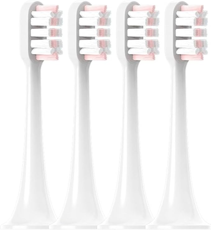 Hot Replacement Brush HeadsCompatible for Xiaomi Mijia T300/T500/T700 for Electric Toothbrushes with Caps Sealed Package Soft(4Pink)