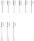Replacement Toothbrush HeadsCompatibility for SOOCAS X3S/X3U/X5 Sonic Electric Tooth Brush Nozzles with Vacuum Packaging(9-whtiesoft)