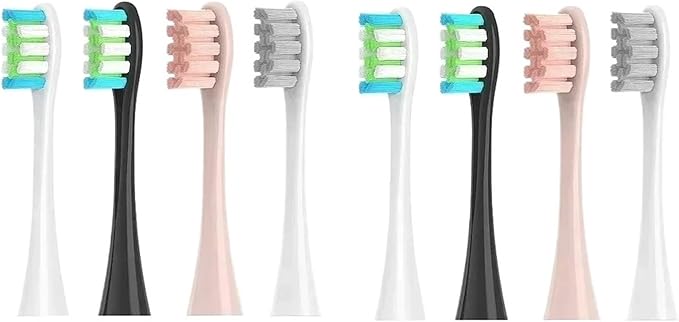 8/12/16Pcs Electric Toothbrush Replacement Brush HeadsCompatible for Oclean X/One/Air 2/ SE/X PRO/ Z1/ F1(8 Pcs Mixed Color)