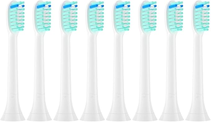 8PCS Electric Toothbrush Head Compatible for HX5/HX6/HX7/HX8HX9 Models
