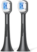 Compatible with Soocas X3S Replacement Toothbrush Heads Compatible with X3U/X3pro/D2/D3S/D5 Electric Nozzles(2 Soft Black)