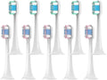 10PCS Electric Toothbrush Head Compatible for T300/T500/T700(5Green5Pink)