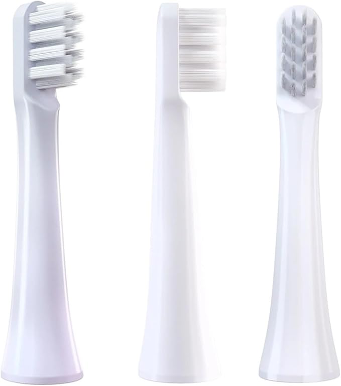8 Pcs/Pack Electric Toothbrush Replacement HeadsCompatible for XIAOMI MIJIA T100 Soft Bristle Nozzles with Dust Cover