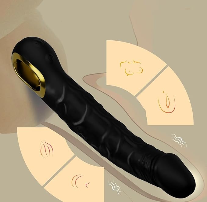Relaxing Multi-Function Vibrating Massager with Flexible Handle Soothing for All Body Types JX40351