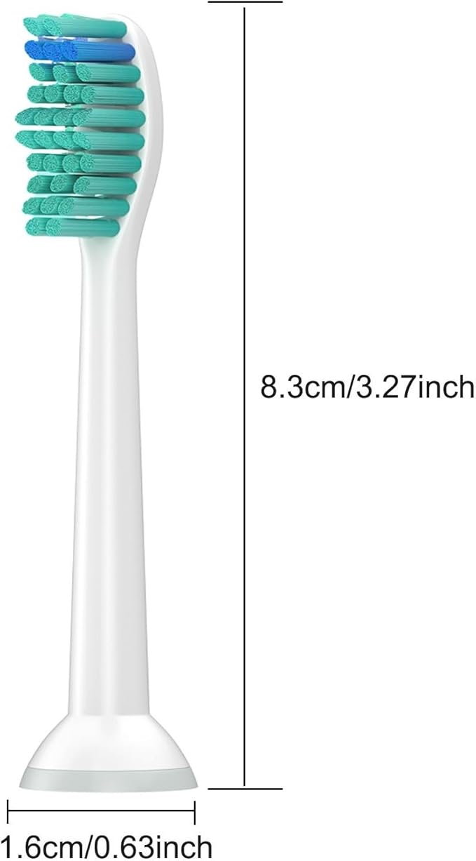 Electric Toothbrush Replacement Heads Soft Bristles Nozzles Tooth BrushCompatible for Care Oral Care(20pcs)