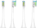 Compatible for SOOCAS Electric Toothbrush Heads Replacement X1 X3 X3U X5 Teeth Brush(White 4 pcs)