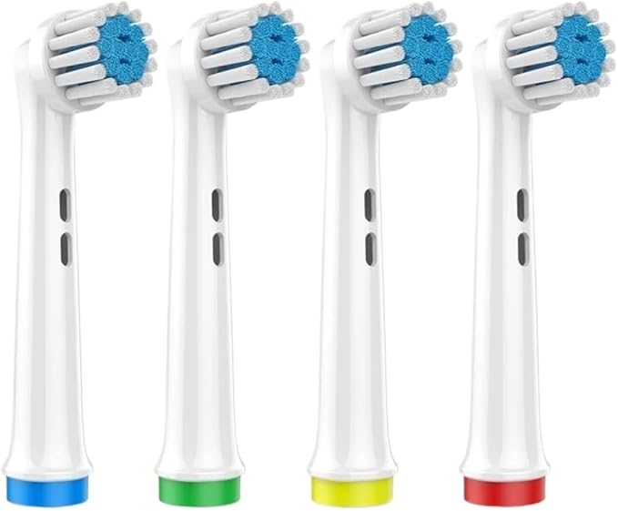 Universal Brush Head Refill Compatible For Oral B Electric Toothbrush Sensitive Precision Clean Floss Cross Action Brush Nozzles For Oralb(Floss Clean)