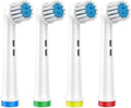 Universal Brush Head Refill Compatible For Oral B Electric Toothbrush Sensitive Precision Clean Floss Cross Action Brush Nozzles For Oralb(Sensitive (white))