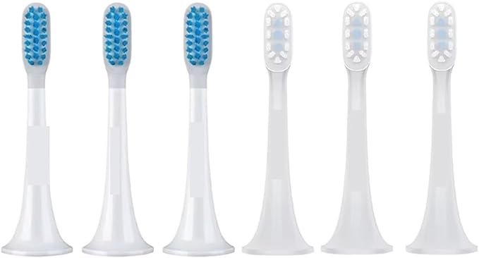 3/6PCS Compatible for T300 T500 Sonic Electric Toothbrush Head Teethbrush Replacement Heads Acoustic Oral Hygiene Clean(3PCS Sensitive Heads)
