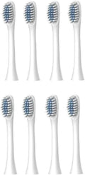 Replacement Toothbrush Heads ForCompatible for X.Q.M. X-3 X-2 Sonic Electric Soft Bristle(8pcs White)